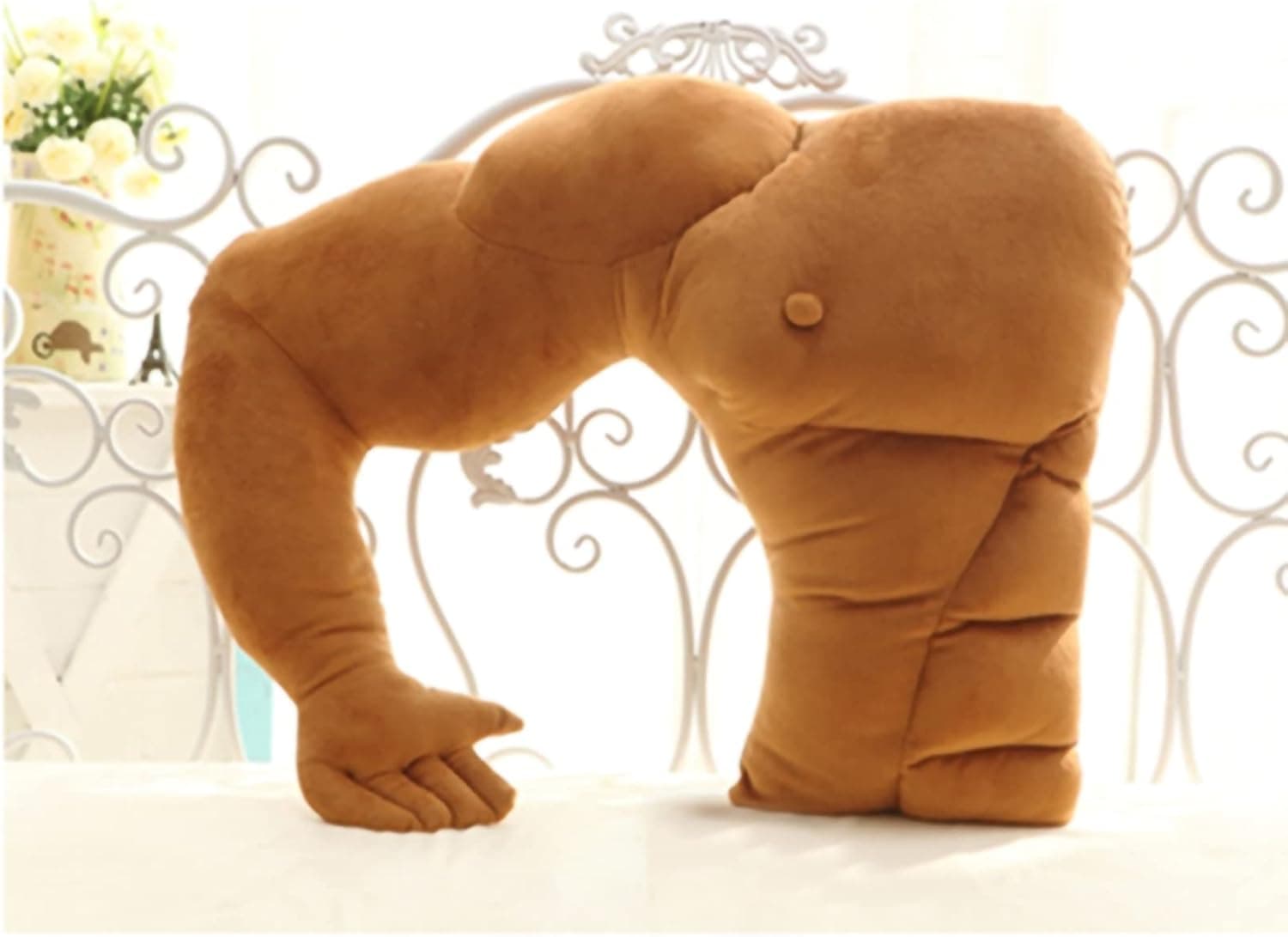 Almohada abrazadera con forma de brazo humano