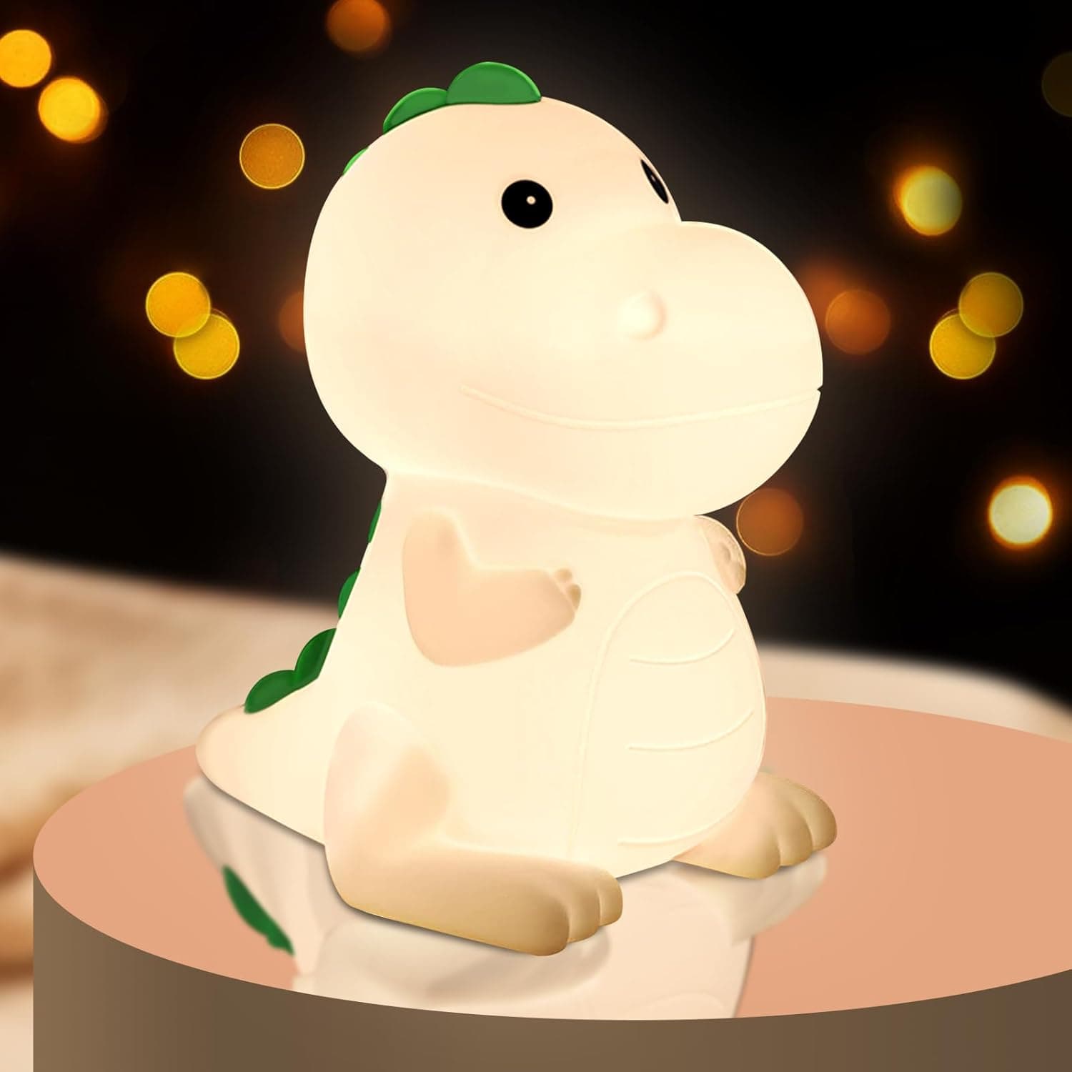 Luz nocturna infantil en forma de dinosaurio