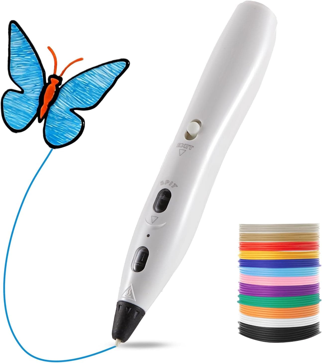 Bolígrafo 3D profesional para crear figuras en el aire