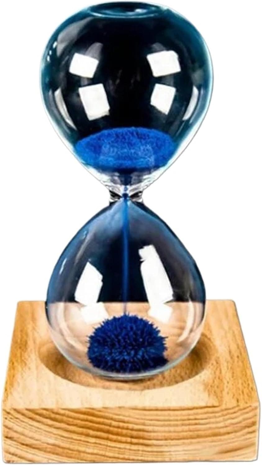 Reloj de arena magnético con base