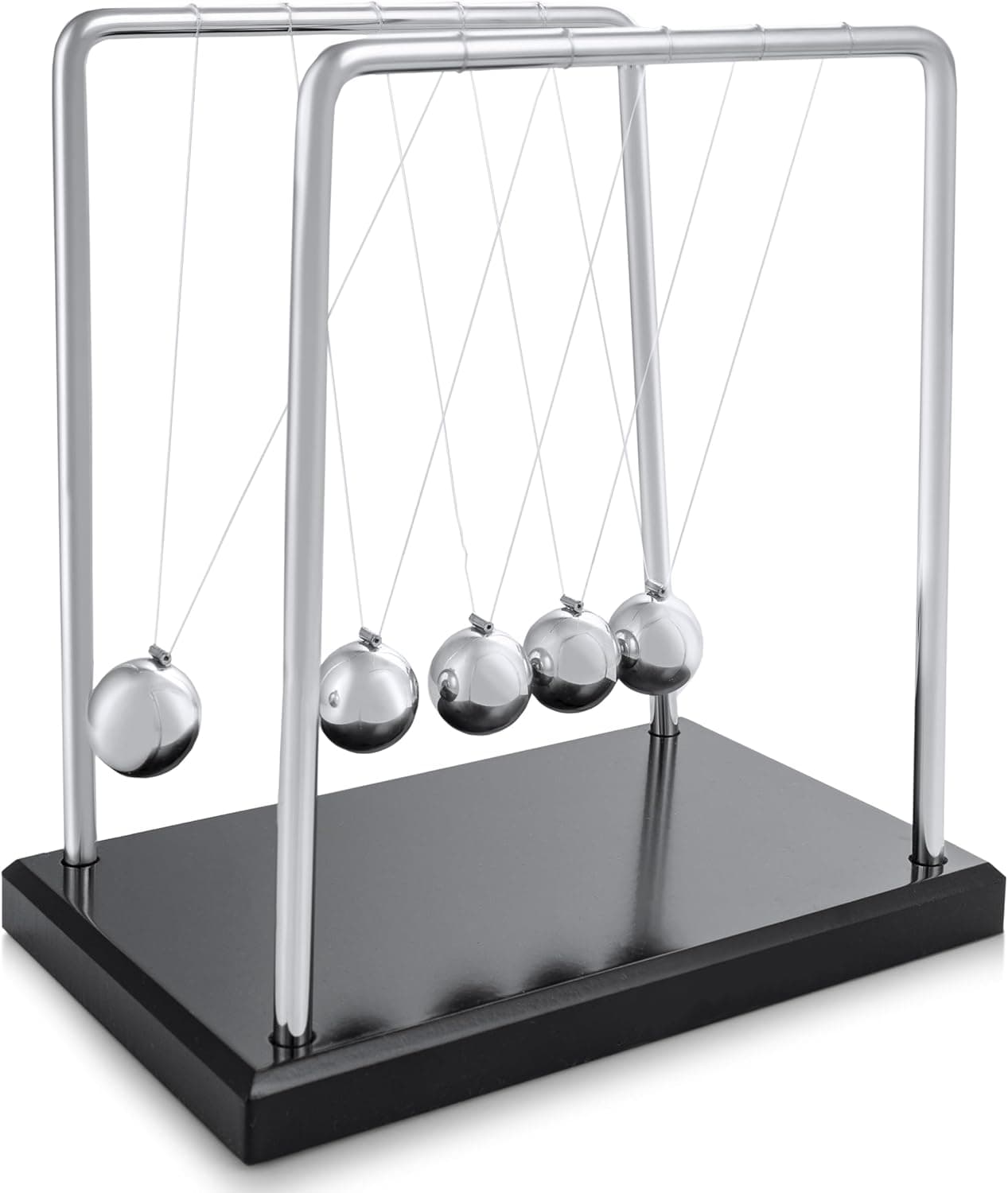 Péndulo de Newton de cinco bolas