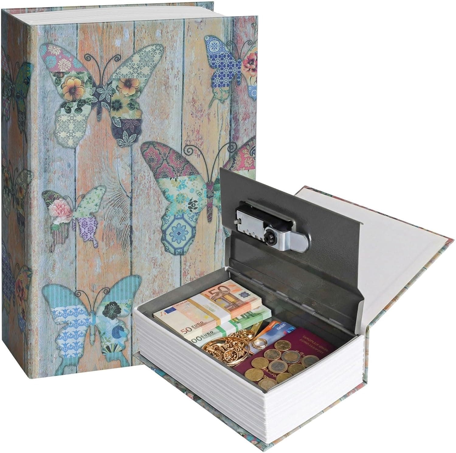 Caja fuerte camuflada en forma de libro