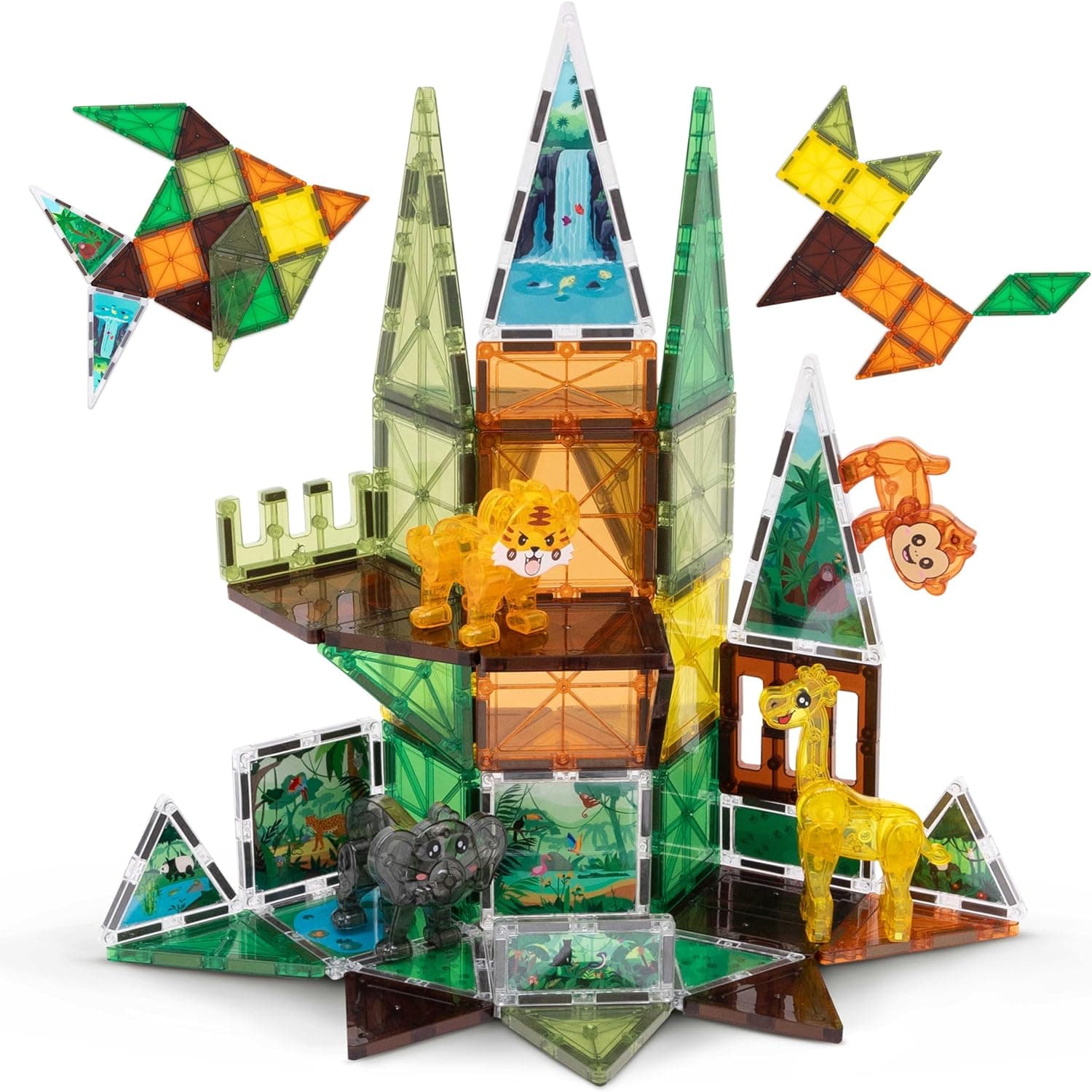 Juego de construcción magnético para crear figuras