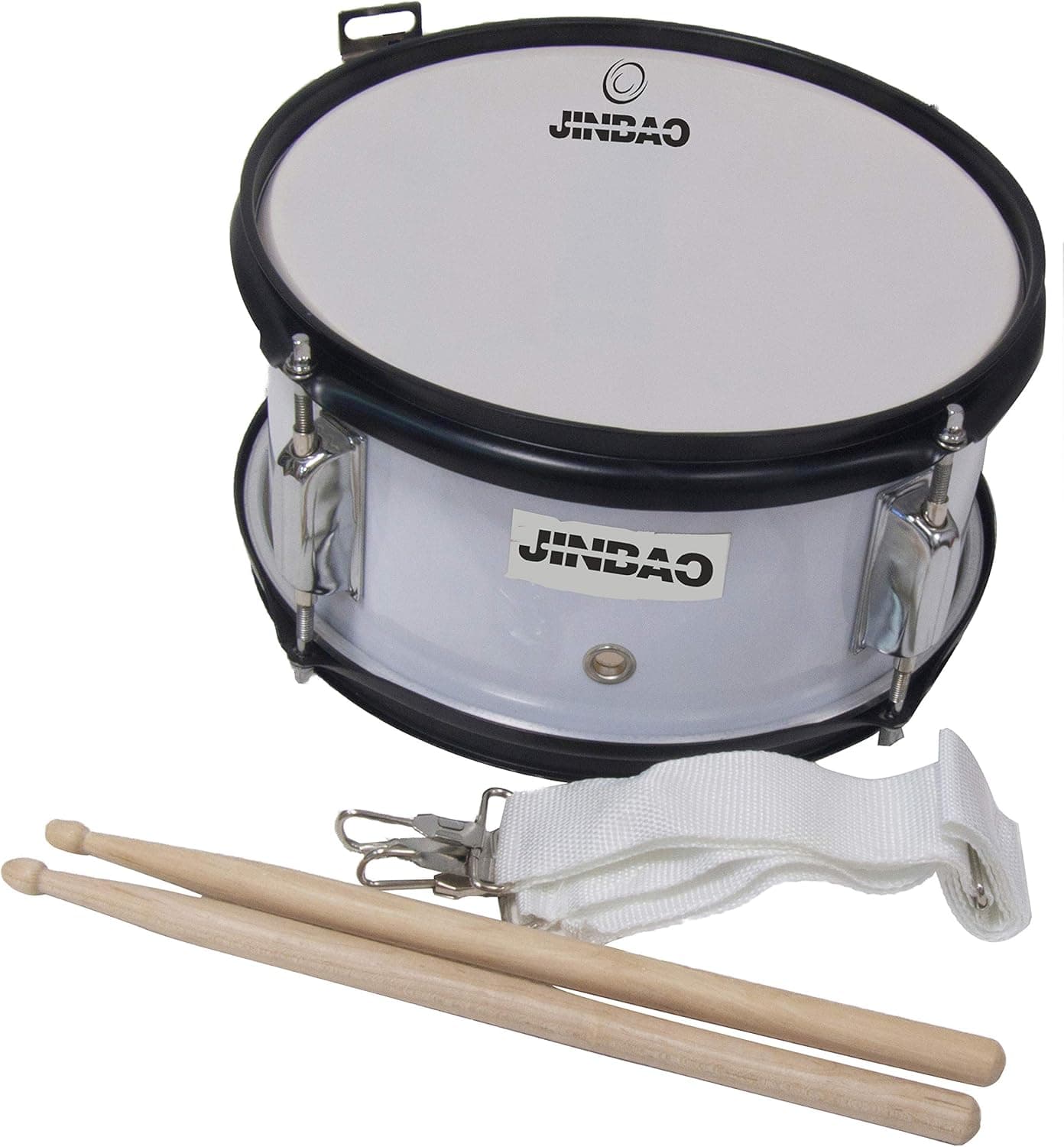 Caja de marcha de madera con baquetas