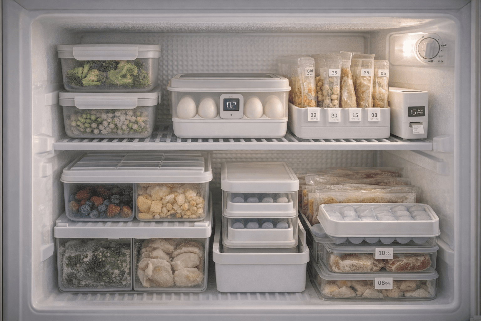 Gadgets para ahorrar espacio en el congelador: organización real en hogares pequeños