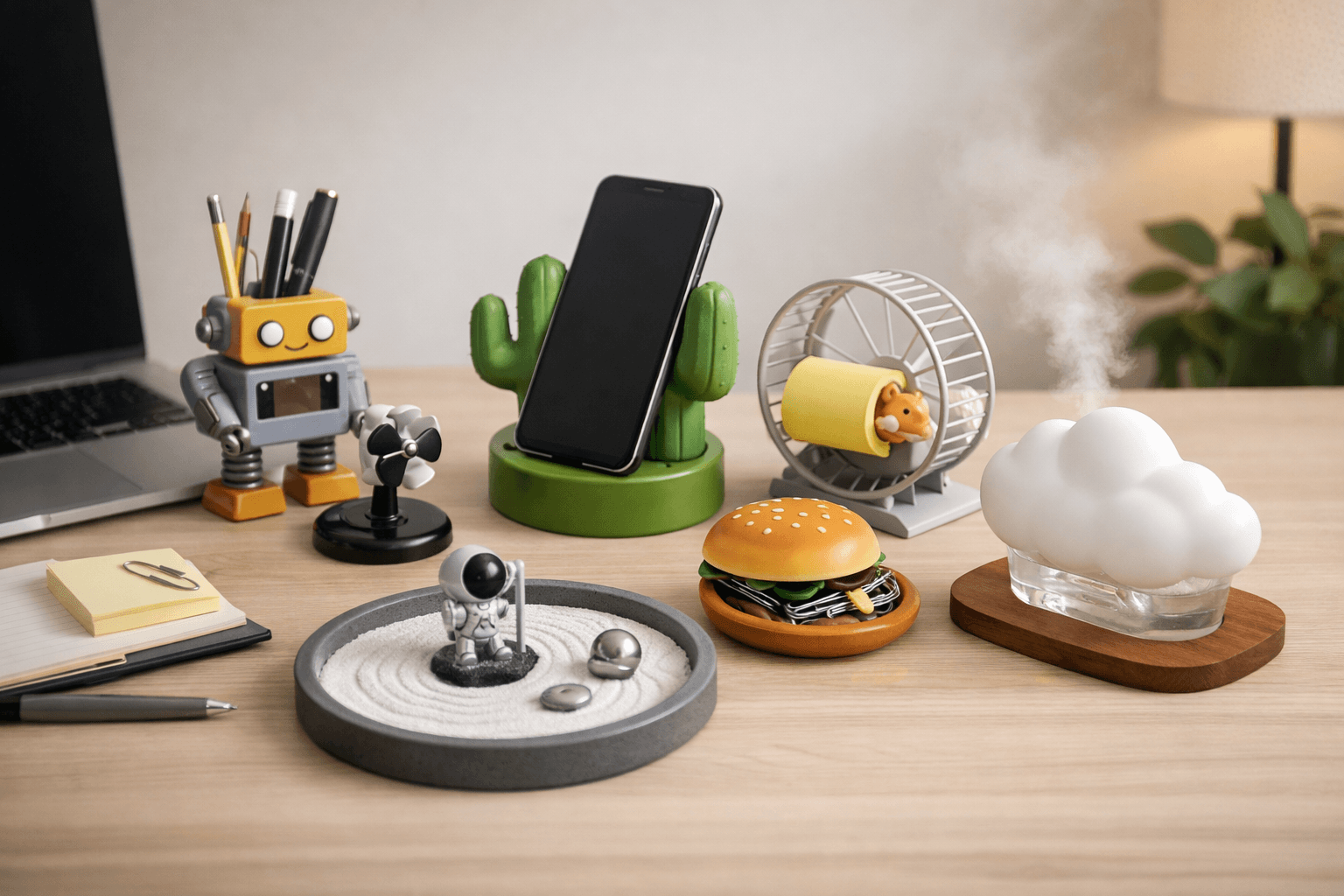 Objetos curiosos para escritorio: cuando lo divertido empieza a ser útil