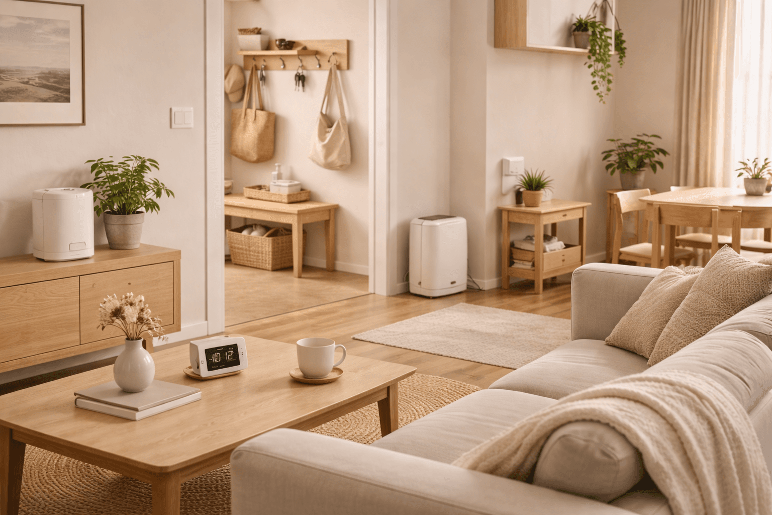 Tecnología discreta para hogares pequeños: mejora sin ruido